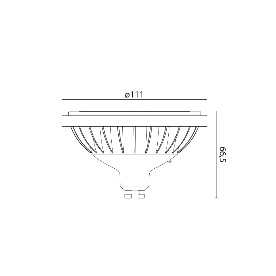 LED Spot AR111 GU10 15W 1500Lm Tricolor