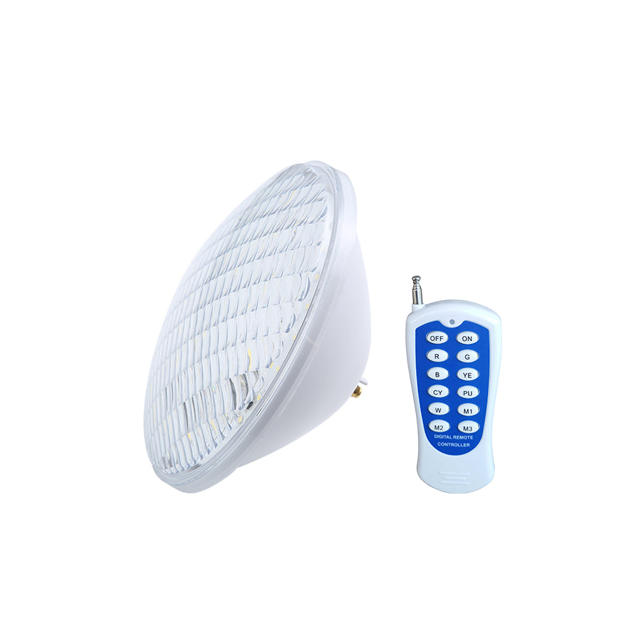 Lampada PAR56 12V AC/DC IP68 per piscine - RGB - con Telecomando
