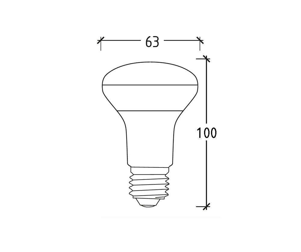 Lampada LED Spot R63 E27 9W – 820 lumen