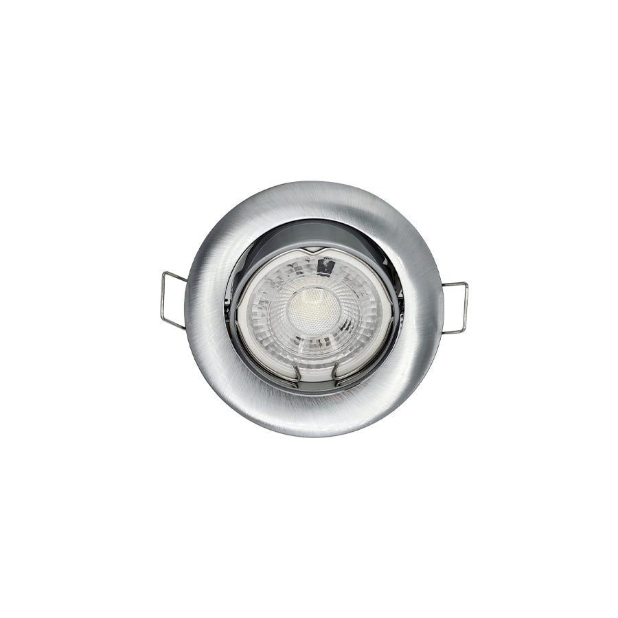 Faretto spot orientabile da incasso GU10 – Foro 74 mm Ø84