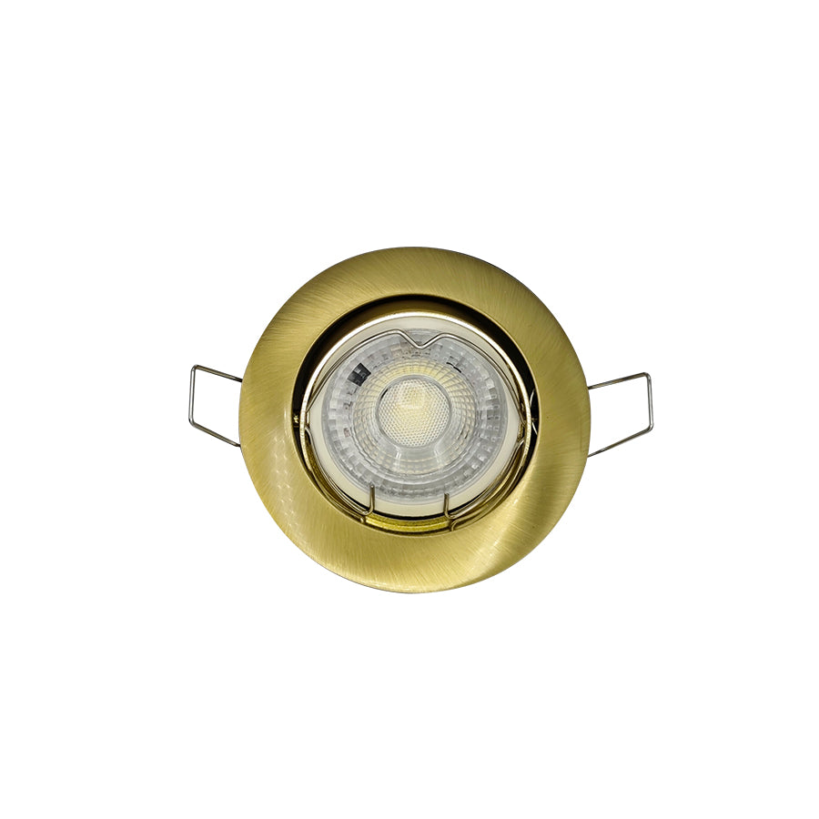 Faretto spot orientabile da incasso GU10 – Foro 74 mm Ø84